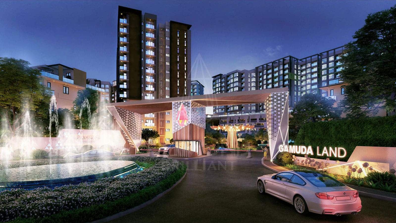 Không gian riêng tư và biệt lập của Diamond Brilliant.