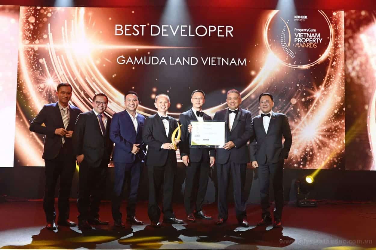 Gamuda Land Việt Nam nhận giải Nhà phát triển bất động sản tốt nhất Việt Nam nhờ những nỗ lực kiến tạo cộng đồng. Ảnh: Gamuda Land Việt Nam.