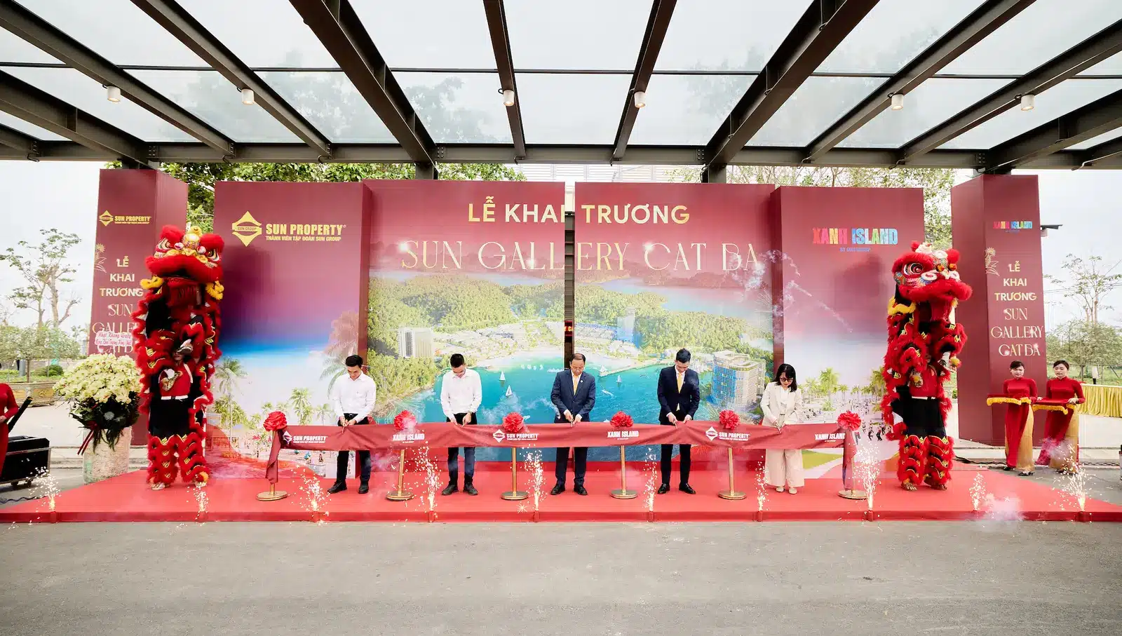 Lễ khai trương văn phòng bán hàng và trưng bày Sun Gallery Cat Ba.