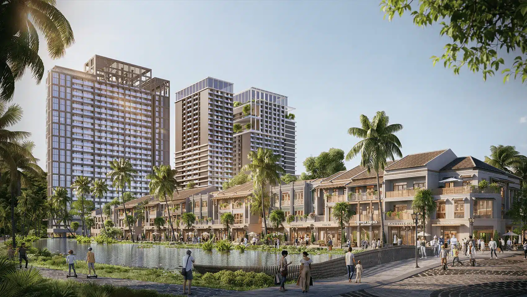 Xanh Island Cát Bà – khu du lịch và dịch vụ thương mại độc đáo tại Vịnh trung tâm Cát Bà.